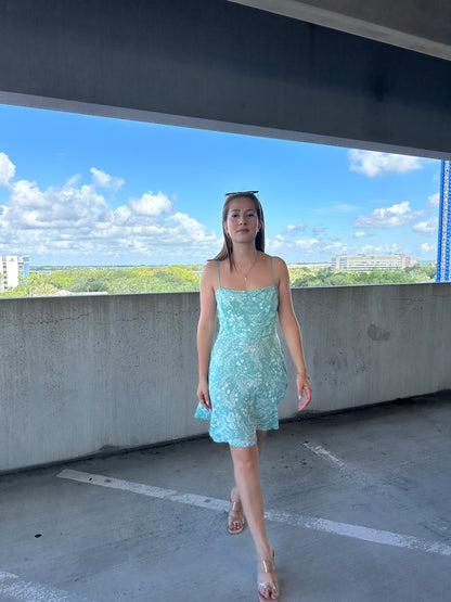 Minty Fresh Mini Dress
