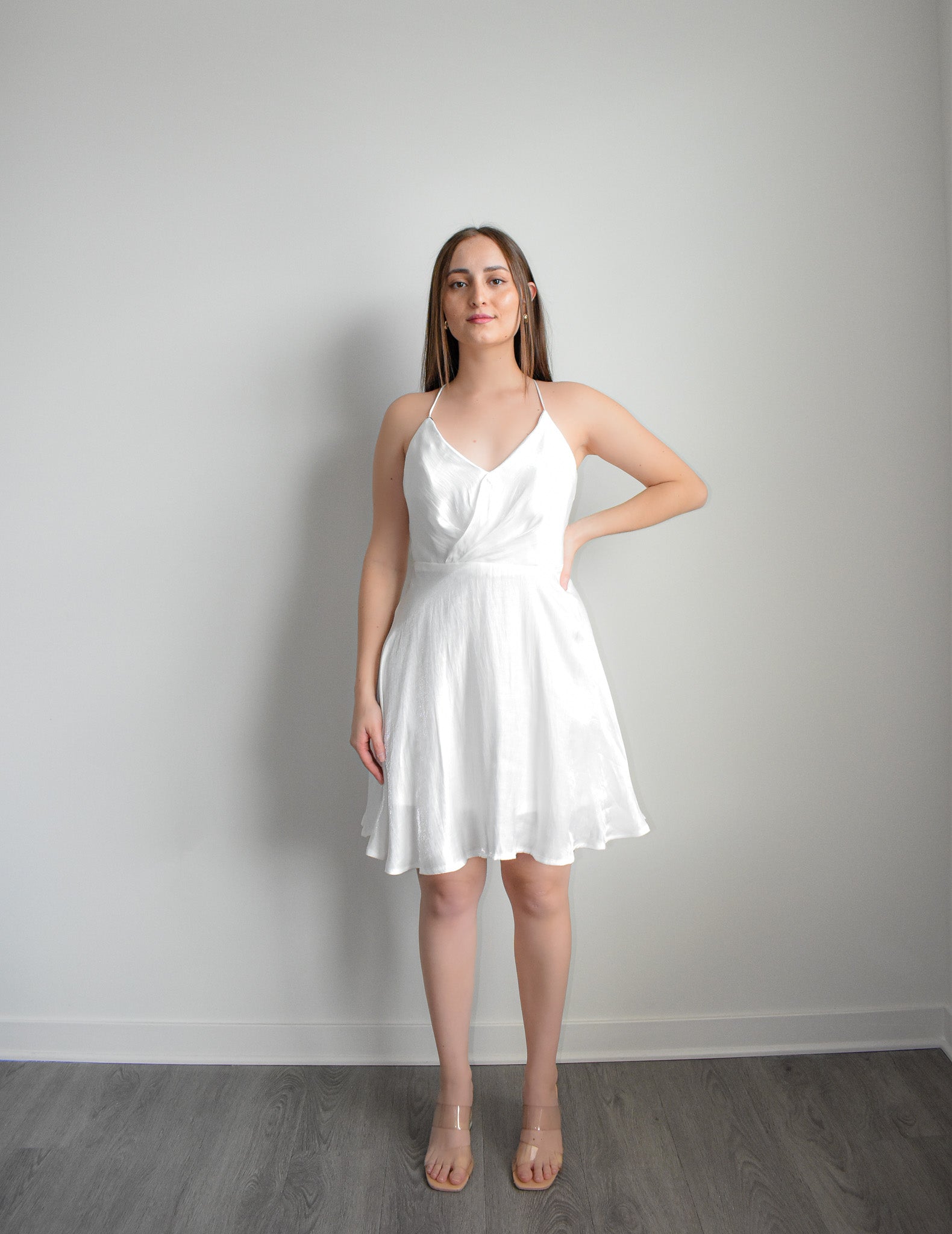 Sweetie Ivory Mini Dress