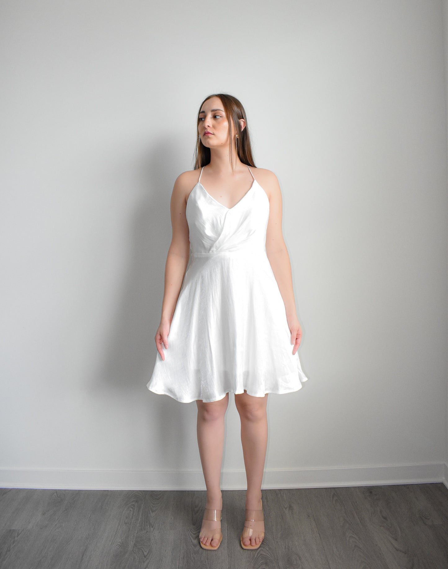 Sweetie Ivory Mini Dress