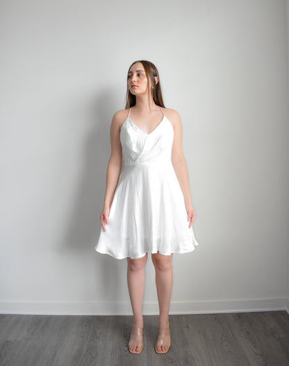 Sweetie Ivory Mini Dress