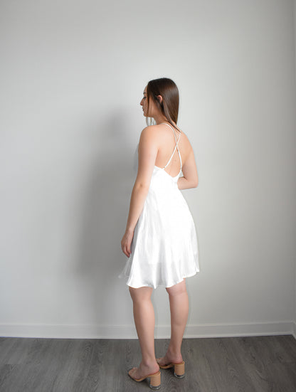 Sweetie Ivory Mini Dress