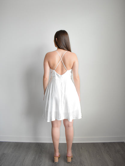 Sweetie Ivory Mini Dress