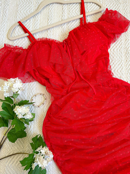 Passion Red Mini Dress