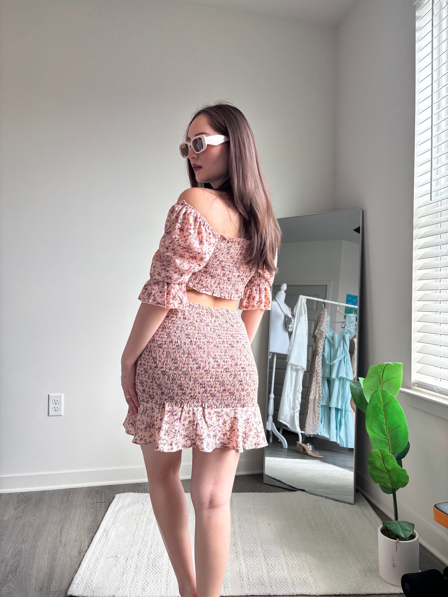 Light Pink Flowers set