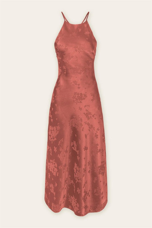 Floral Whispers Open Back Dress / blue crystal boutique 