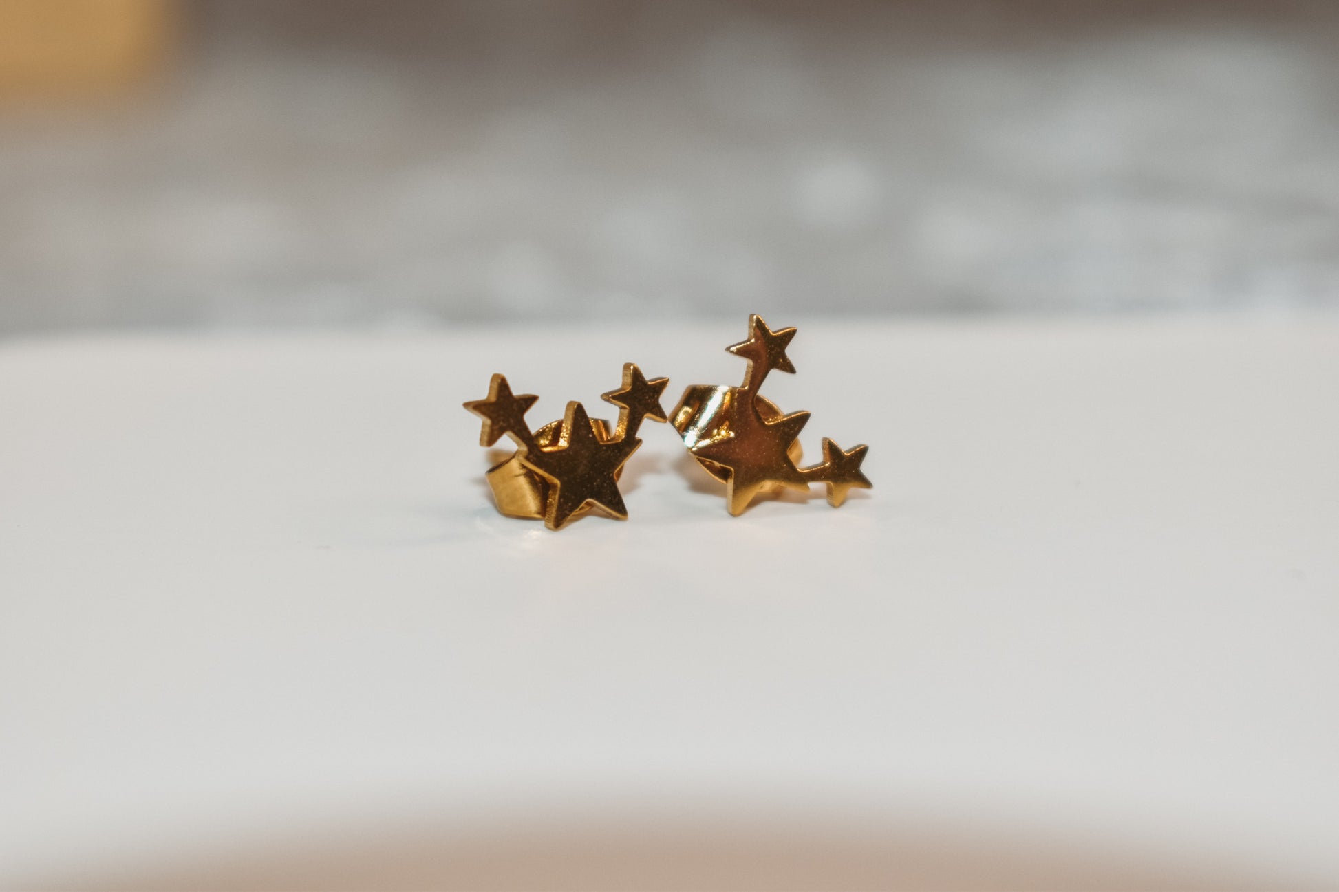 Three stars earrings