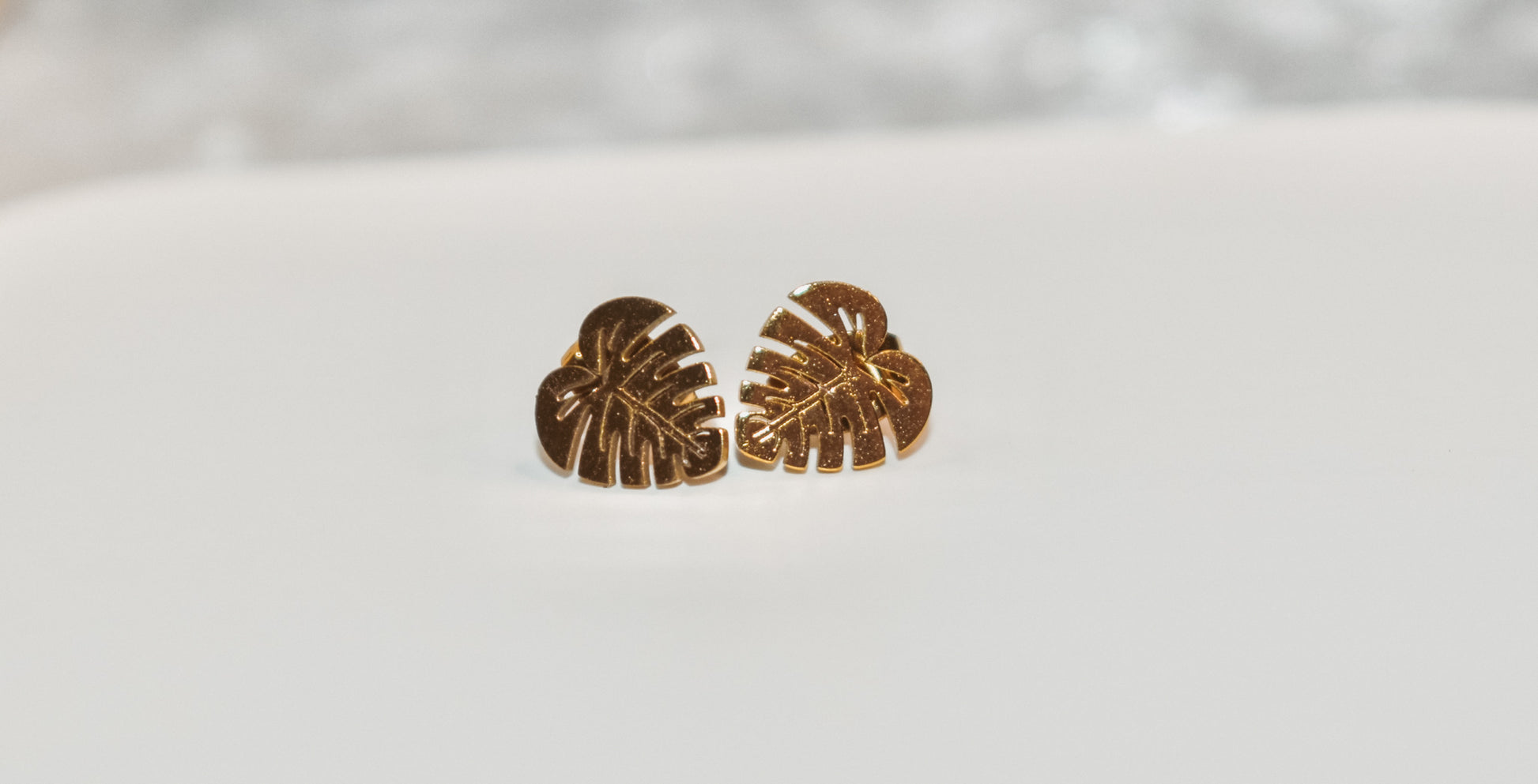 Elephant ear necklace set