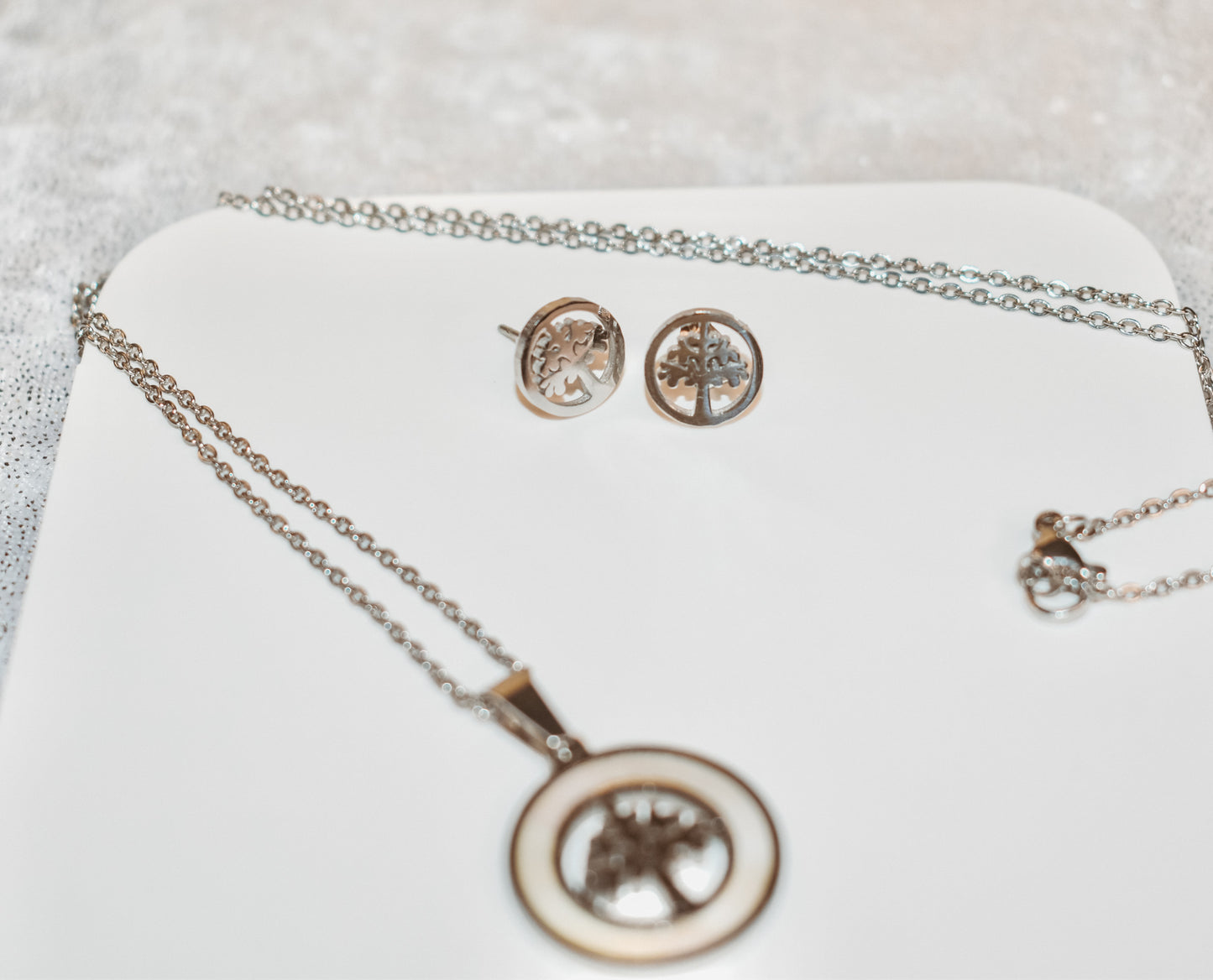 Tree of life necklace set
