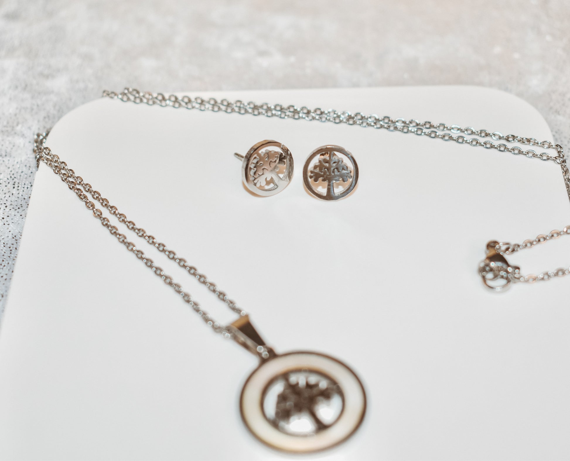 Tree of life necklace set