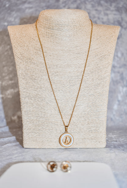 Eiffel tower necklace set