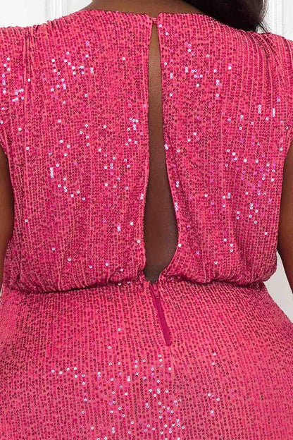 Olivia sequin Plus Mini dress