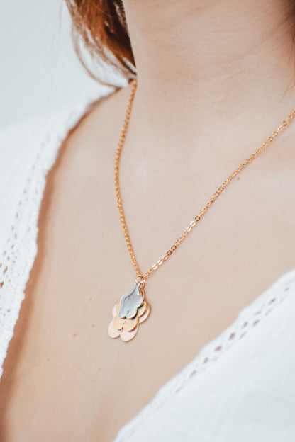 Lake Flower Necklace Set