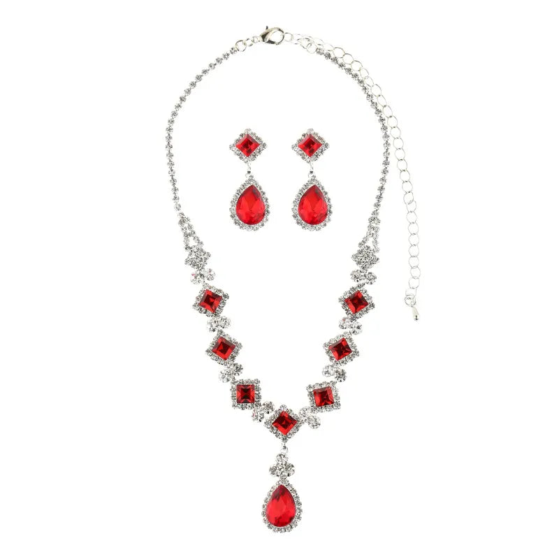 Fashion Ruby Necklace Set