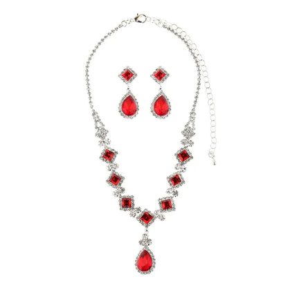 Fashion Ruby Necklace Set