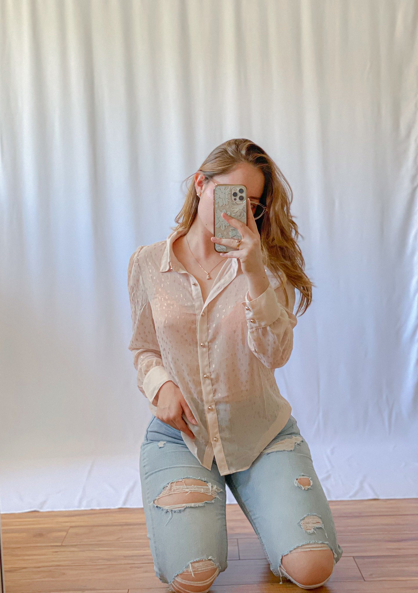 Rose Gold Blouse
