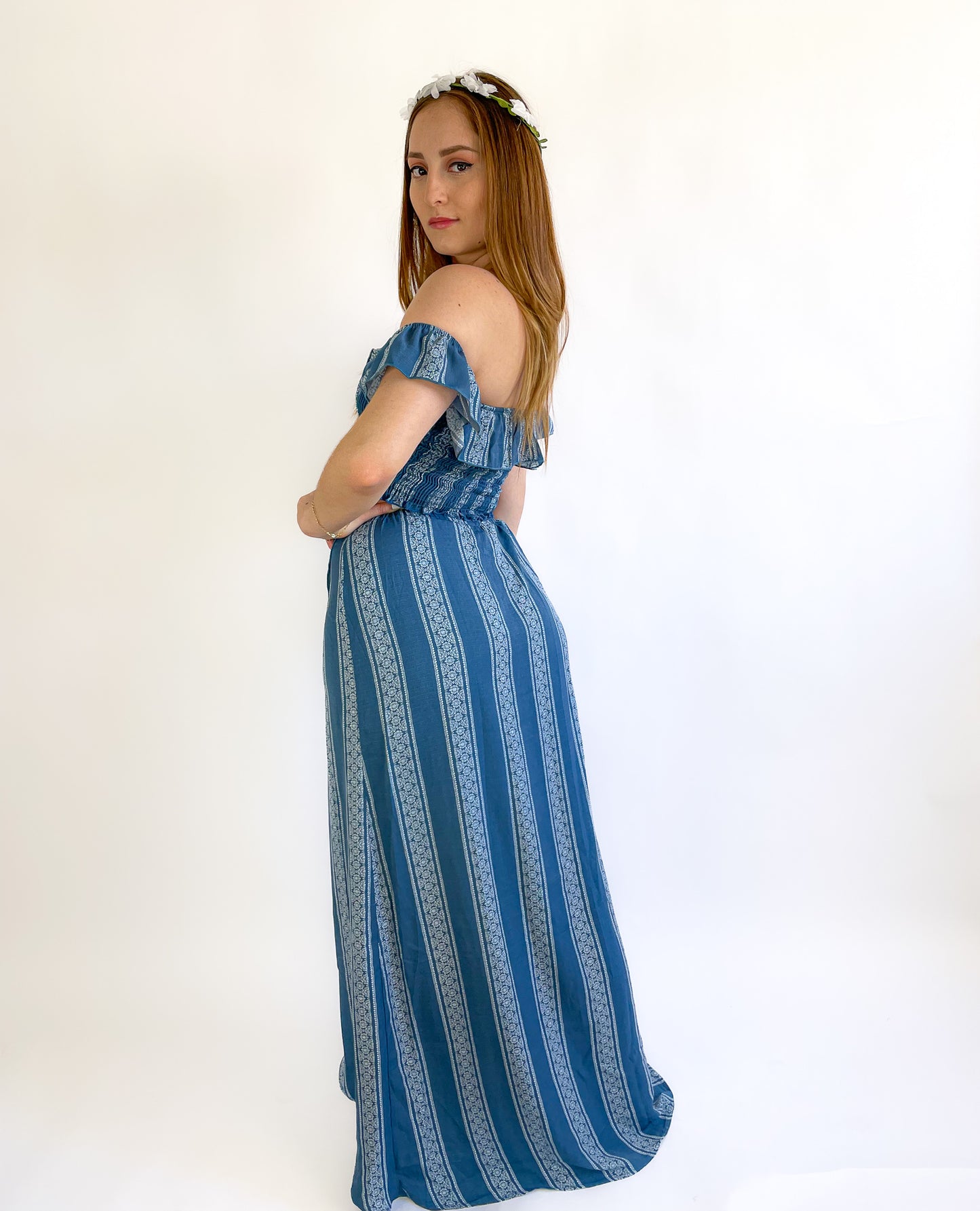 Chambray Ethnic Printed set