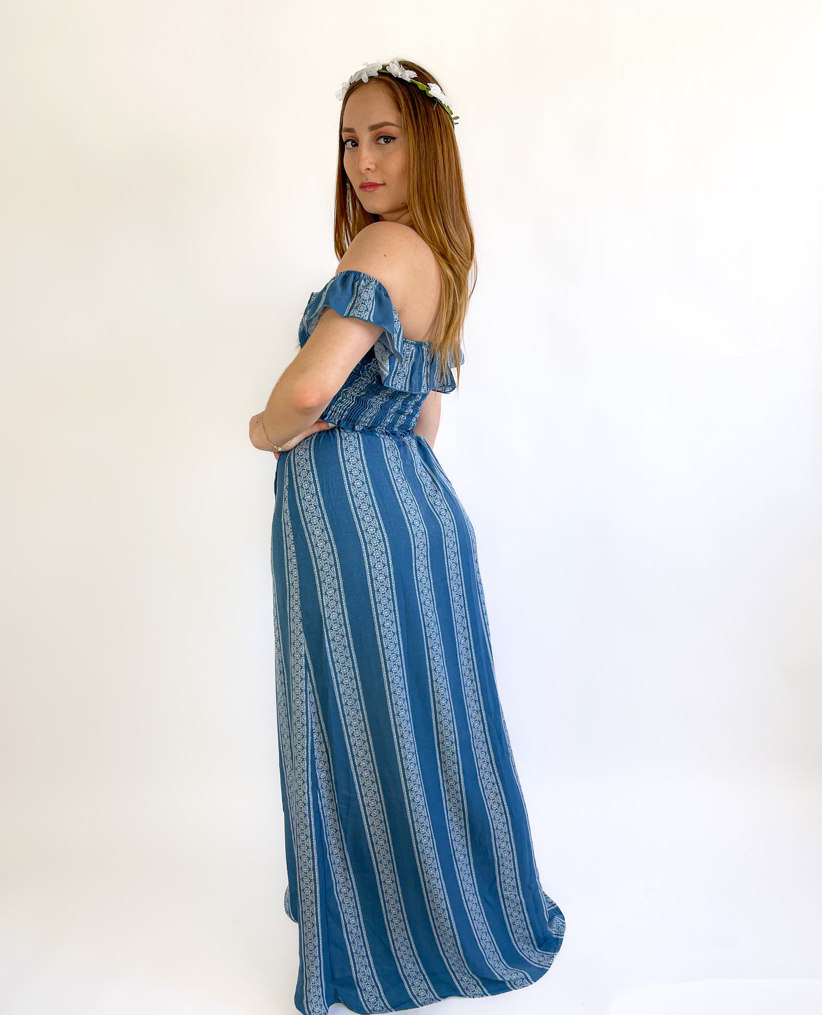 Chambray Ethnic Printed set