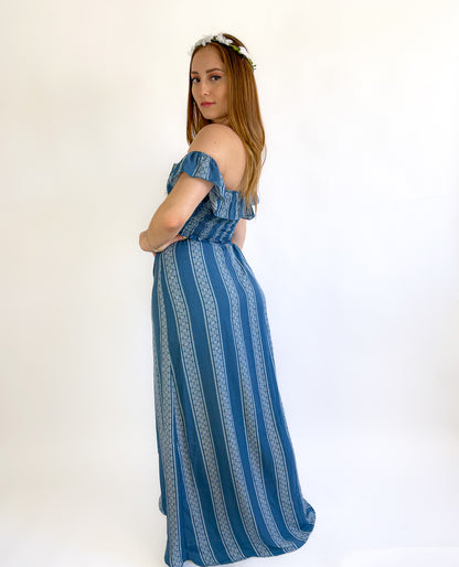 Chambray Ethnic Printed set