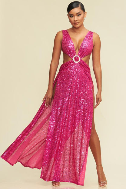 Pretty Woman Fuchsia Dress