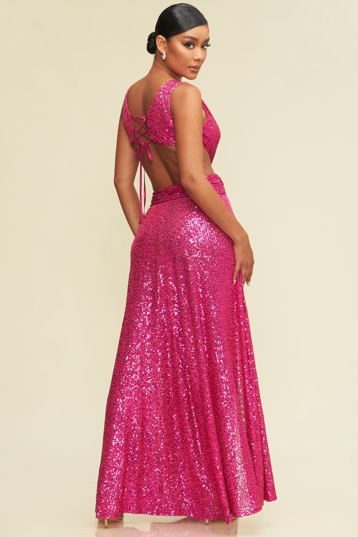 Pretty Woman Fuchsia Dress