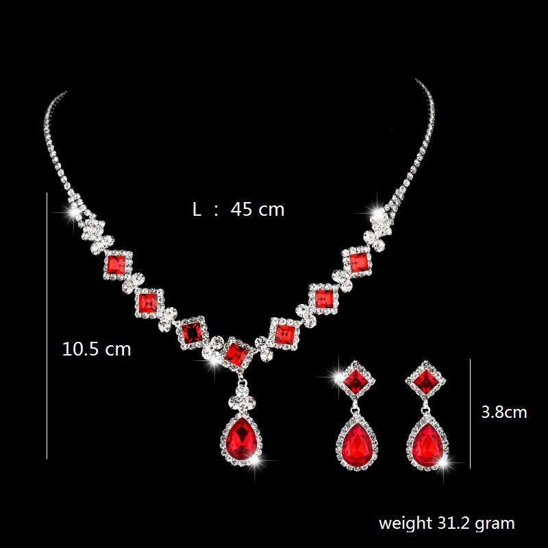 Fashion Ruby Necklace Set