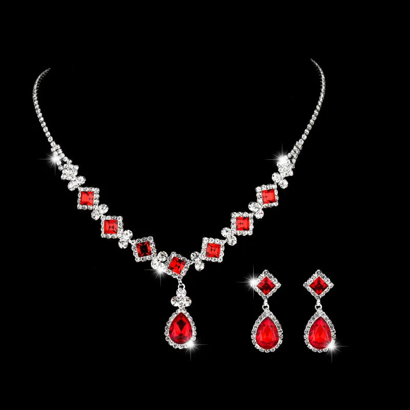 Fashion Ruby Necklace Set